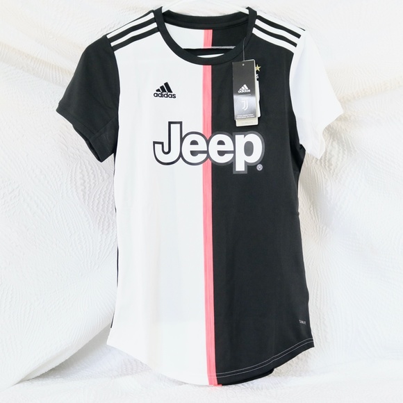 adidas Tops - Adidas 2020 Juventus Jeep Home Jersey-white-black